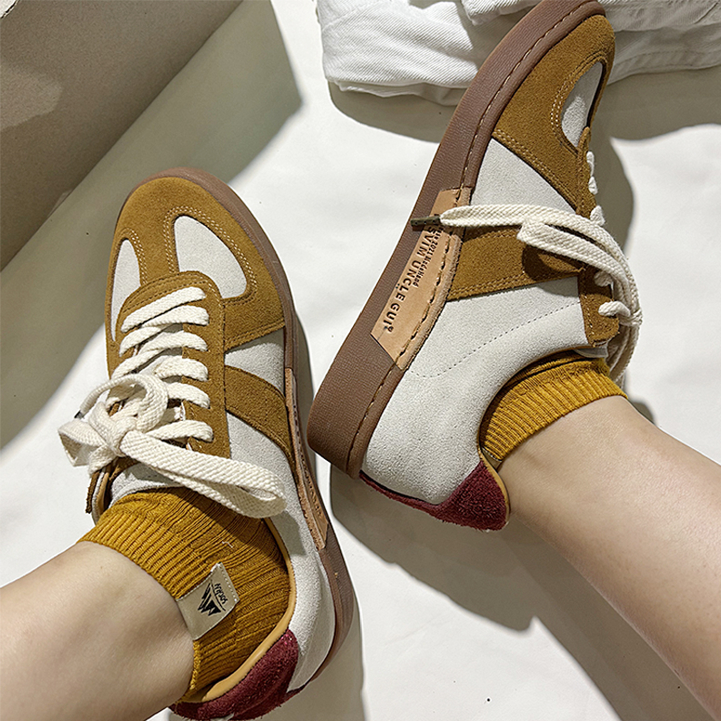 VISVIMunclegui百搭情侣德训鞋