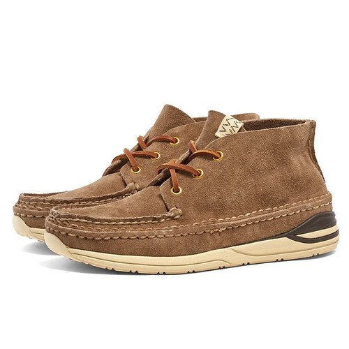 visvim uncle gui  秋季透气休闲反绒鹿皮牛皮软木鞋FBT流苏潮 男 - 封面
