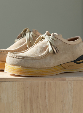 VISVIM UNCLE GUI 25AW 秋冬厚底复古增高休闲百搭低帮袋鼠鞋日潮