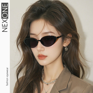 复古偏光猫眼墨镜时尚小框防紫外线近视个性高品质遮阳太阳眼镜