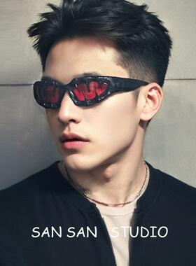 y2k防紫外线科技感太阳眼镜