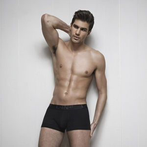 C-IN2男士内裤男3条装潮流低腰舒适性感纯棉平角裤青年运动短裤