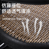 外婆桥溜娃神器婴儿推车轻便可折叠一键收车高景观遛娃竹藤手推车