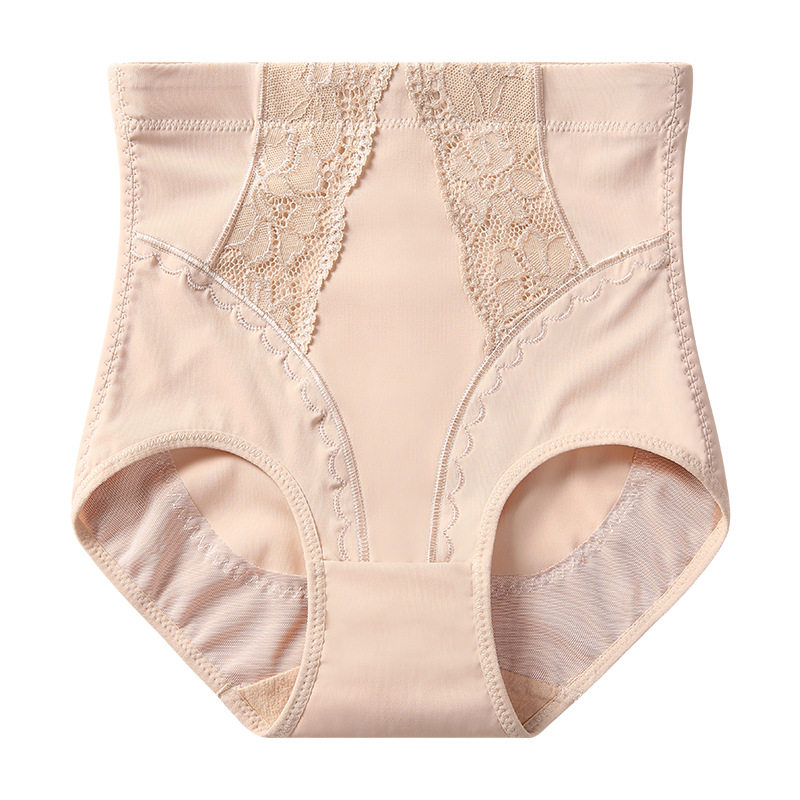 新款冰丝薄款中腰收腹内裤女产后收肚子收腹提臀裤女士收腹内裤
