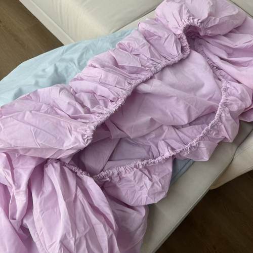 拍1发2！出口外贸 单人宿舍学生宿舍床笠 棉混纺四季可用