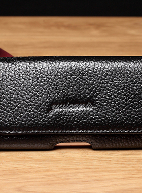 手机腰包男真皮穿皮带横款超薄4.7/5.0/5.5/6.57寸手机挂腰包皮套