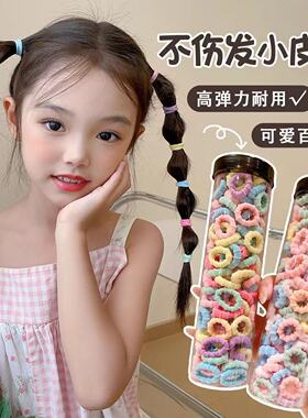 儿童头饰糖果色女童高弹力皮筋发圈发绳可爱升级皮筋儿童不伤发