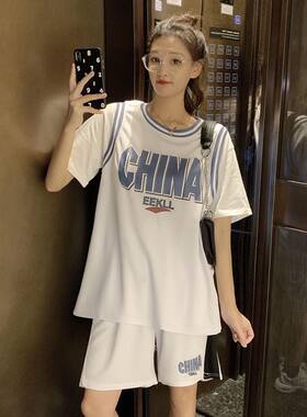 篮球服女203夏季新款学生韩版ins