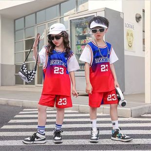 儿童篮球服套装 夏季 高品质 速干男女孩表演运动服篮球衣可定制
