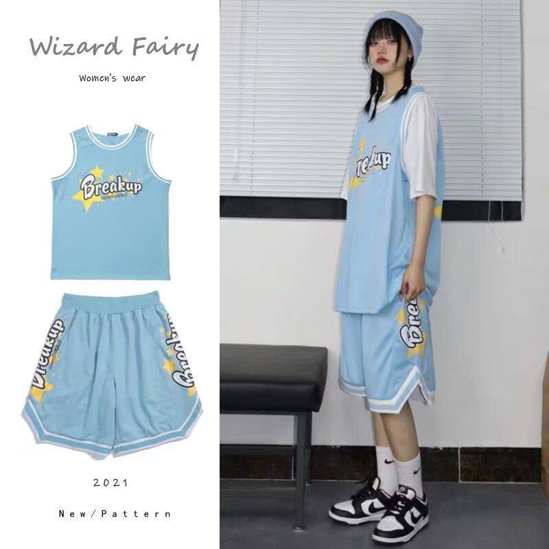 球服运动套装2023新款夏季情侣球衣背心篮球服韩版宽松ins潮