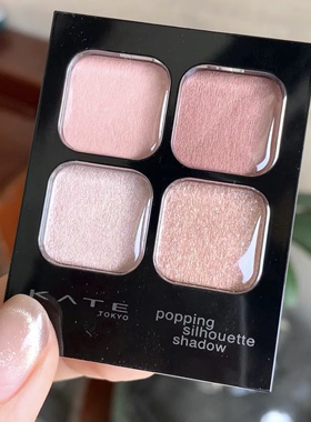 【现货】淡妆美学的神|日本凯朵Kate四色眼影透明低饱和卧蚕rd-1