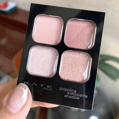 KATE眼影透明感低饱和卧蚕淡妆