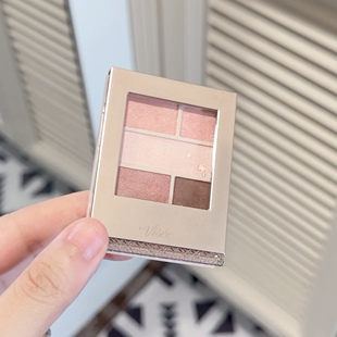 清透小白花|日本高丝visee 2025春季新品五色眼影盘珠光清透细闪