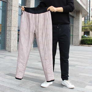 羊毛棉裤男士外穿加绒加厚裤子男冬季防风直筒商务休闲长裤羊绒裤
