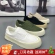 2025秋季 新款 时尚 男鞋 设计师纯色潮流百搭舒适透气休闲厚底板鞋 男