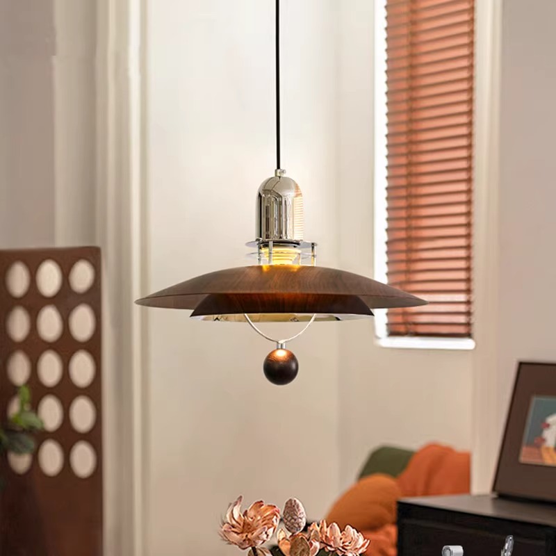 铁艺+餐厅中古风单头吊灯