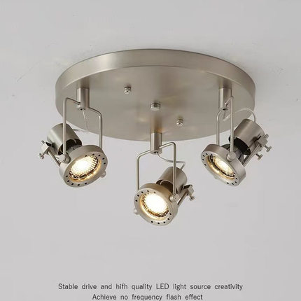 包豪斯单头明装山丘射灯客厅走廊过道背景墙简约玄关旋转led射灯