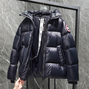 面包情侣大码 冬季 外套 亮面加厚保暖宽松羽绒服男女款 大鹅2025新款