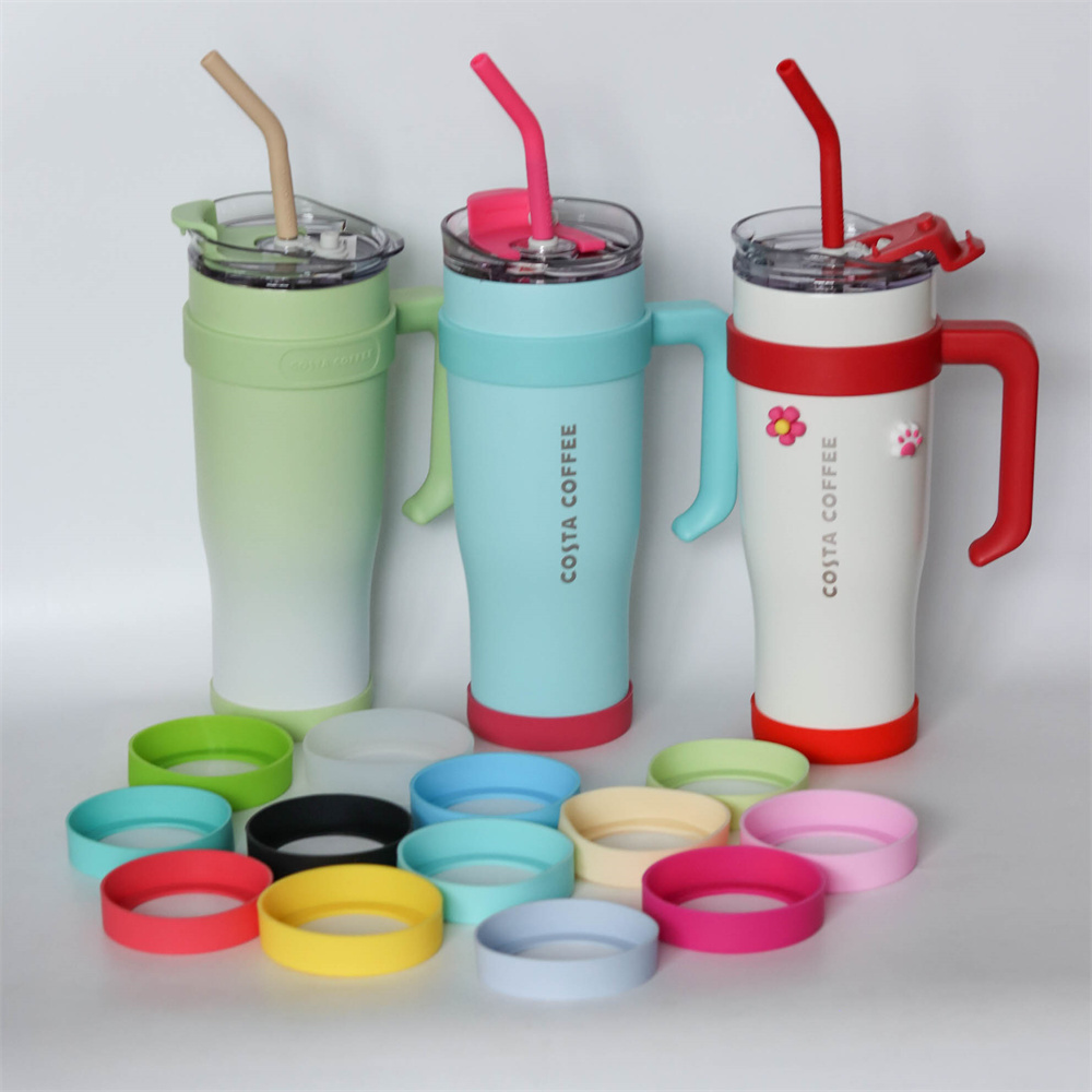 巨无霸COSTA杯子保温杯加厚硅胶杯垫杯底保护圈套防摔磨损杯底托