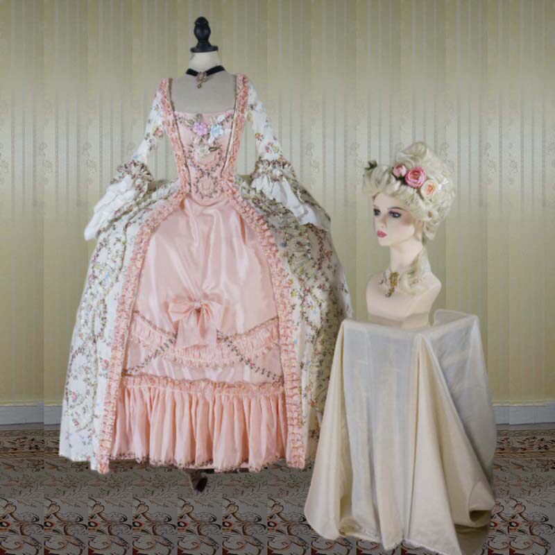 定制欧式复古裙 法式罗布女袍 公主裙万圣节礼服舞台装cosplay