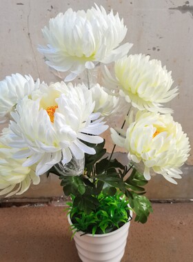 上坟花束绢花墓碑墓地花束