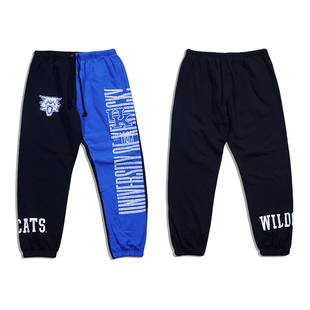正品美潮 mitchell&ness X NCAA肯塔基大学联名街头宽松卫裤长裤