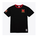 正品 NCAA马里兰大学图案刺绣宽松嘻哈短袖 美潮 MITCEHLL&NESS