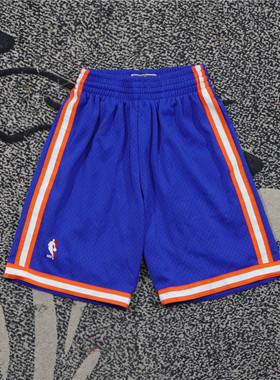 美潮街头 MITCHELL&NESS 纽约尼克斯联名1991-92赛季复古篮球短裤