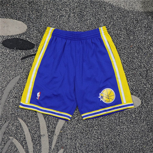 美潮街头 MITCHELL&NESS 金州勇士限定95-96赛季复古宽松篮球短裤