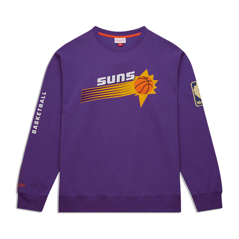全新原装正品美潮 mitchell&ness X 太阳队联名刺绣街头抓绒卫衣
