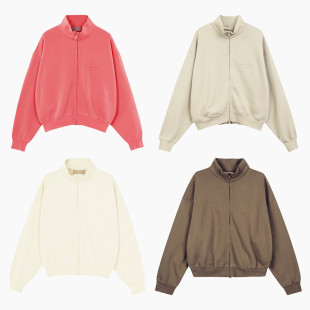 GOD 复线 正品 FW22 FEAR ESSENTIALS 针织立领夹克外套 保真