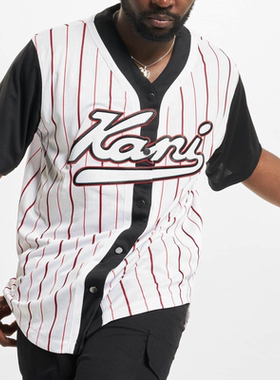 正品美潮OG嘻哈老炮kani男女休闲拼色速干棒球开衫短袖T恤