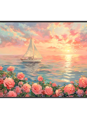 数字油画diy手工手绘画画填色