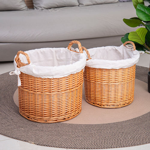 宜然家居藤编柳编脏衣桶收纳筐