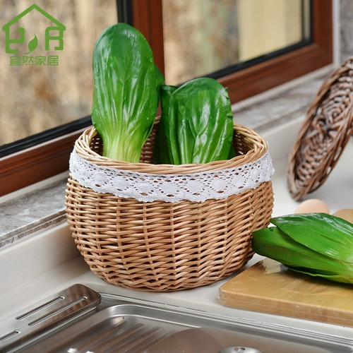 Редакционная корзина для яиц Rattan Редактор Bamboo Редактор Creative Grass Редактор корзина корзина для яиц бамбуковая корзина для хранения объектов для хранения