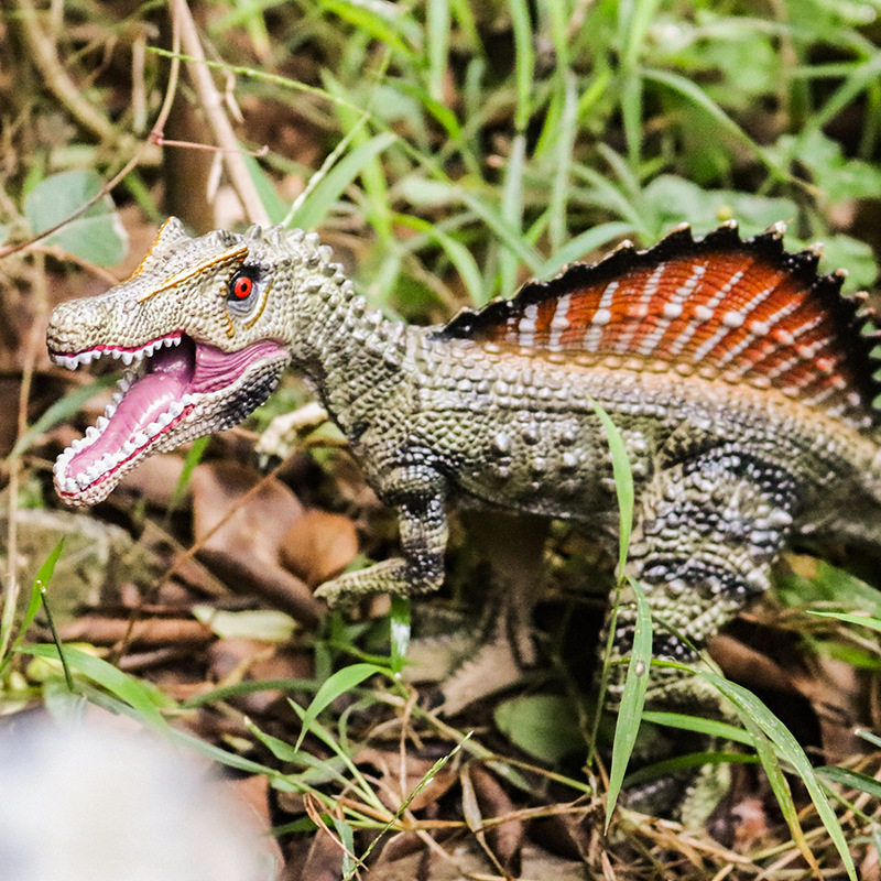 侏罗纪仿真大号实心棘龙模型高棘龙摩洛哥棘背龙玩具恐龙野生动物