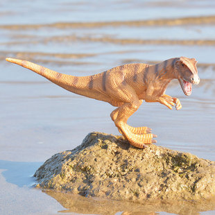 侏罗纪仿真恐龙静态模型 儿童摆件手办玩具霸王龙实心黄色异特龙