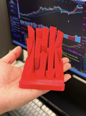 涨涨涨停板大盘涨停手机支架新款创意股民桌面装饰摆件手机支架