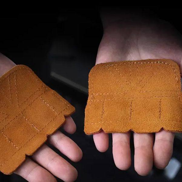 牛皮护掌健身防滑半指手套四指单杠护手撸铁防脱手起茧全引体向上,运动/瑜伽/健身/球迷用品,运动护腕,淘宝优惠券,粉丝福利购,淘宝优惠卷