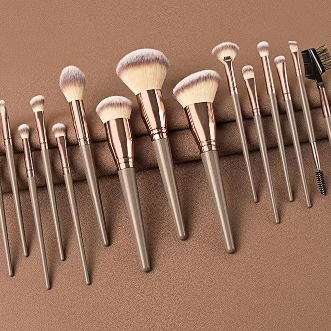 便携式化妆刷套装 15支初学者眼影刷散粉刷美妆工具全套化妆刷