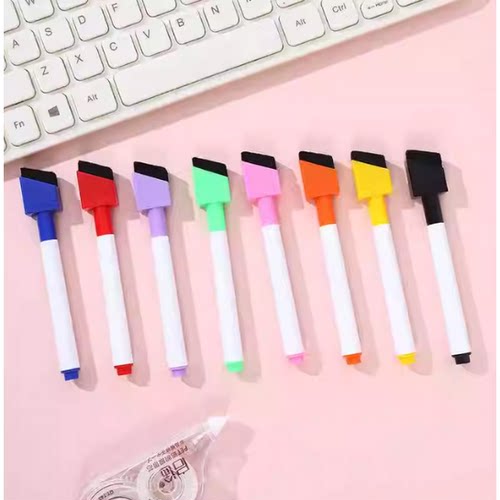 可擦写白板笔彩色控笔专用笔儿童环保安全水性涂鸦记号笔彩笔画笔