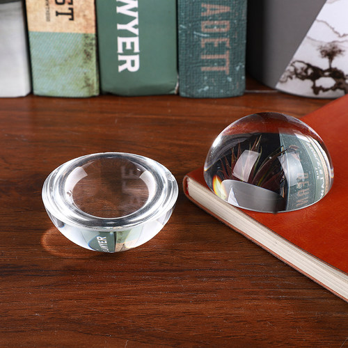 放大半球馒头玻璃墙面门贴摆件