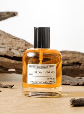 INDEXES索引温暖壁炉火光男士香水套装50ml木质香调中性香水