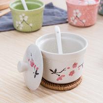 .调味瓶粉瓶油壶罐瓶油盐罐中式调料盒瓷器 组合装调味料置物架