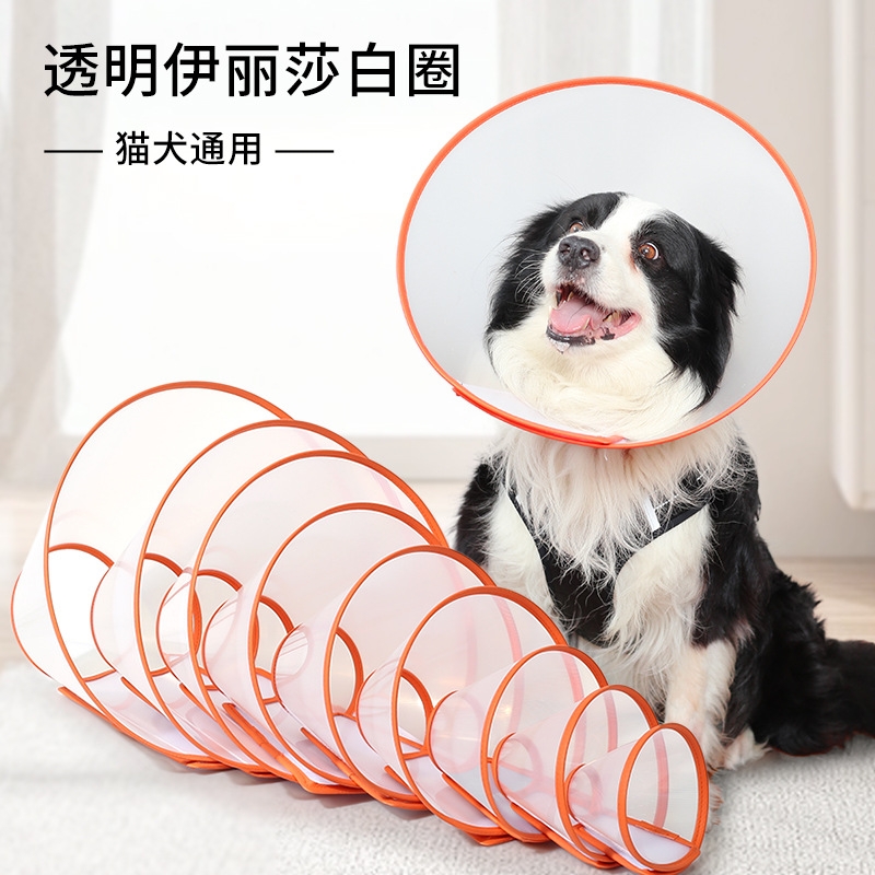宠物猫咪狗狗大中小型犬防护圈加长伊丽莎白圈防水脖圈防舔舐项圈