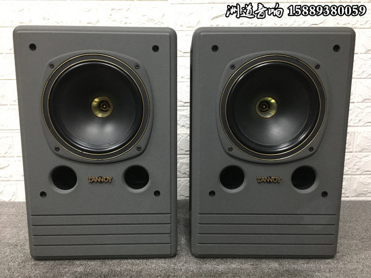 成色非常新英国原产Tannoy天朗 System 8 同轴监听书架音箱8寸