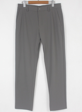 鄂2DS25秋冬新款 修身弹力高腰深灰色 商务舒适 男士休闲裤 09112