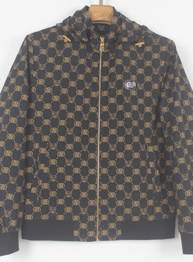 OD25秋冬季 新款帽子可拆卸男士长袖夹棉 时尚休闲夹克外套081201