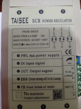 STSCR-4-4-030P STSCR STSCR-4-4-030 TAISEE 台湾泰矽电力调整器