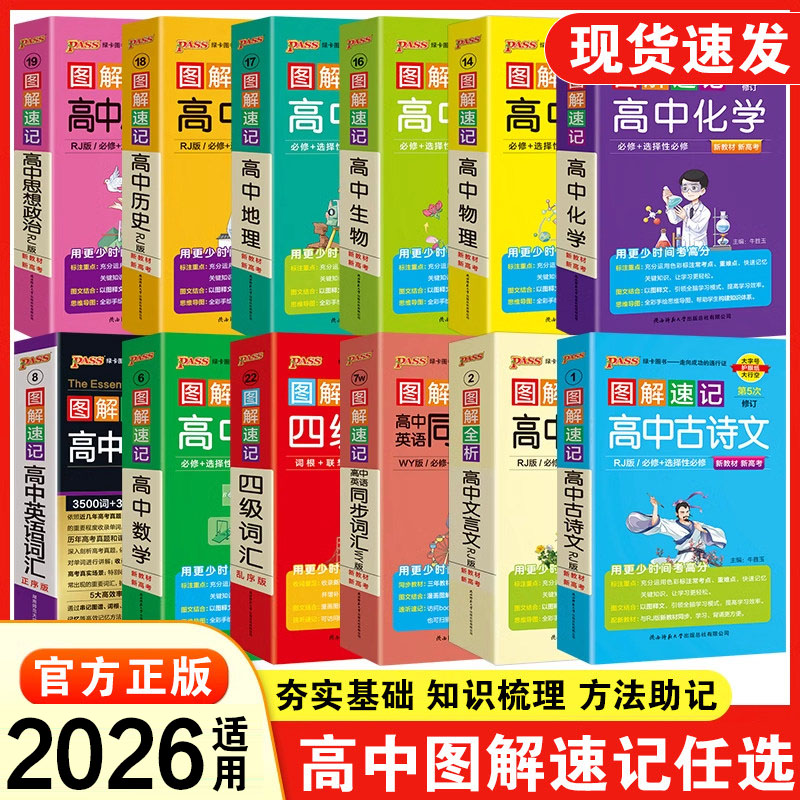 26适用新教材图解速记高中全套